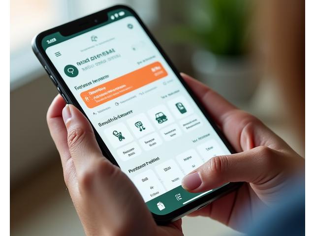 Interfață de utilizator pe un smartphone sau tabletă, afișând un profil de sănătate personalizat cu recomandări de produse și obiective de wellness. Iconițe clare și un grafic de progres, într-un stil curat și modern.